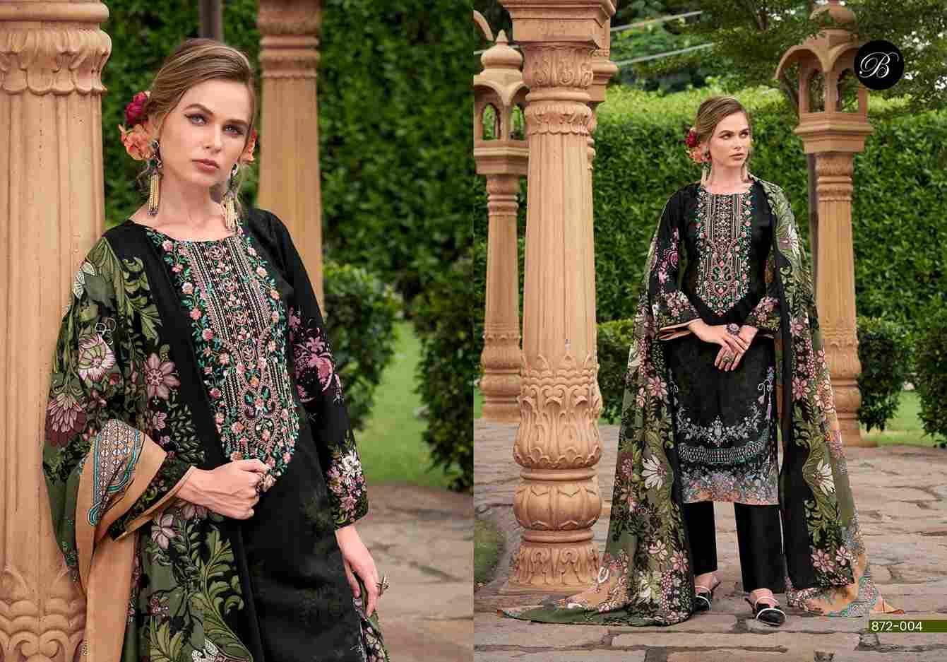 Naira Vol-113 By Belliza 872-001 To 872-008 Series Beautiful Festive Suits Stylish Fancy Colorful Casual Wear & Ethnic Wear Pure Cotton Print Dresses At Wholesale Price