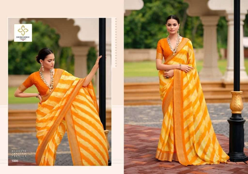Navyanshi By Shubh Shree 1001 To 1006 Series Indian Traditional Wear Collection Beautiful Stylish Fancy Colorful Party Wear & Occasional Wear Jacquard Sarees At Wholesale Price