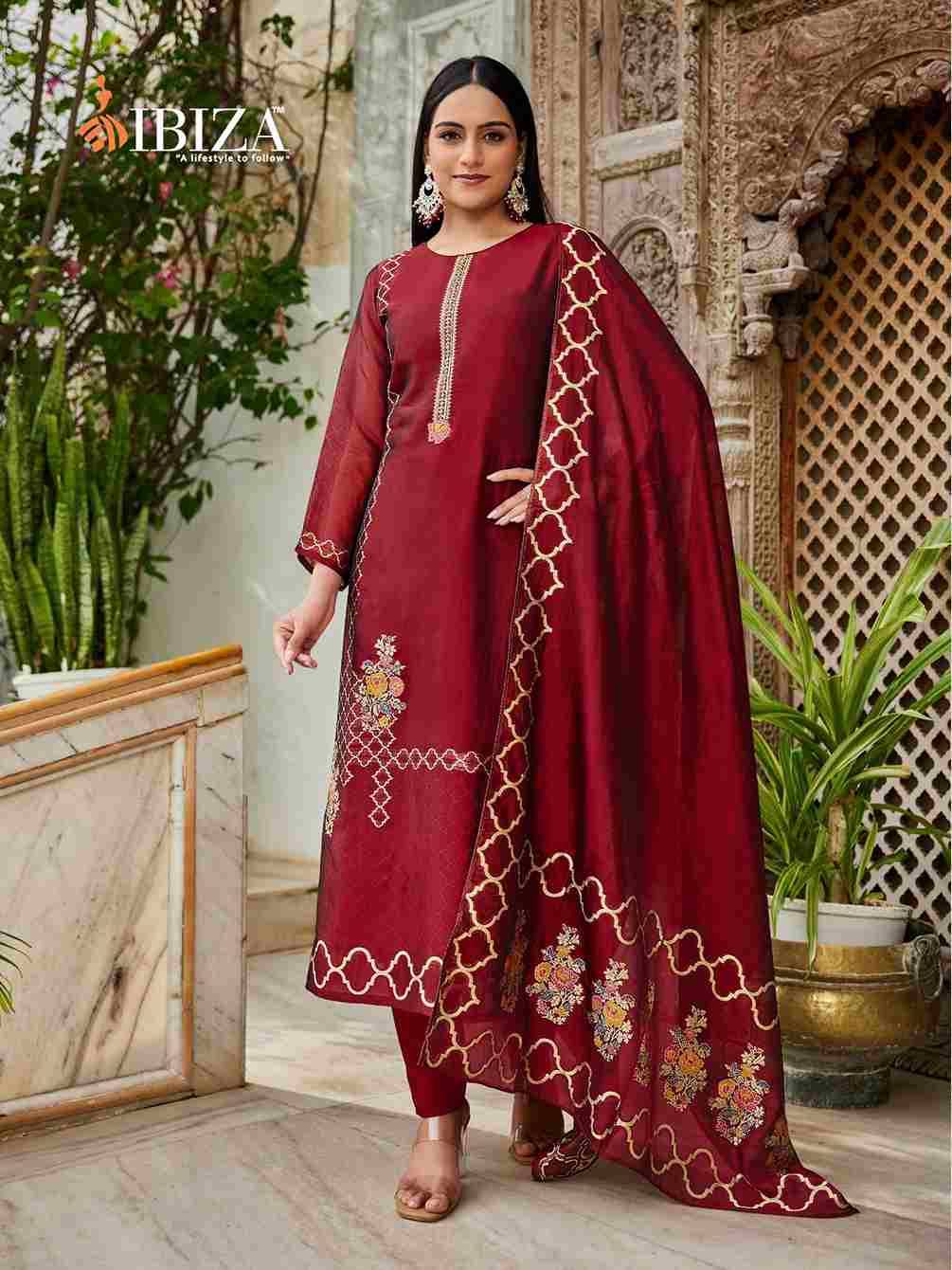 Sukoon By Ibiza 16014 To 16017 Series Designer Festive Suits Beautiful Fancy Stylish Colorful Party Wear & Occasional Wear Pure Bangalori Silk Jacquard Dresses At Wholesale Price