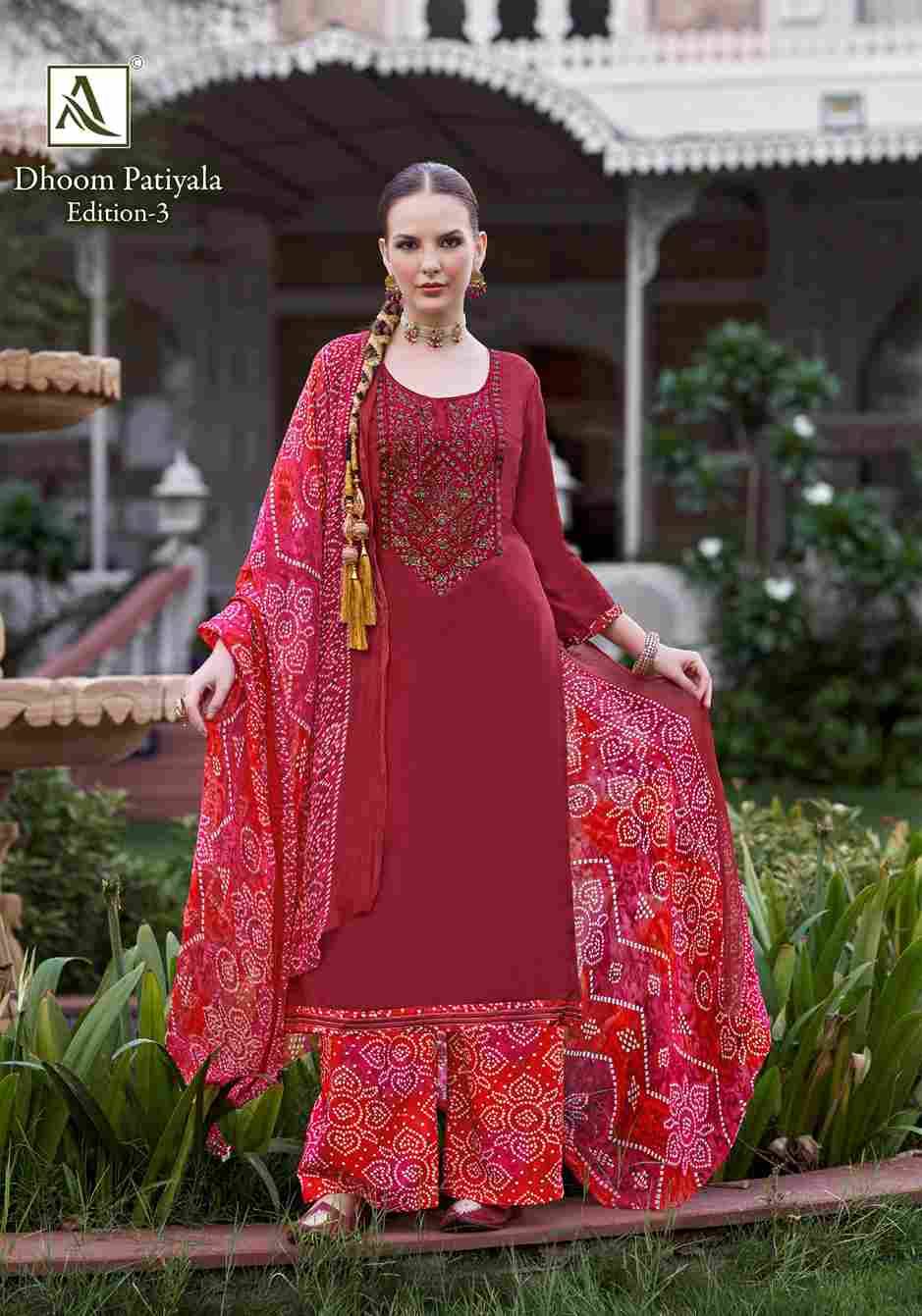 Dhoom Patiyala Vol-3 By Alok Suit 2051-860-01 To 2051-860-08 Series Beautiful Festive Suits Colorful Stylish Fancy Casual Wear & Ethnic Wear Pure Viscose Rayon Dresses At Wholesale Price