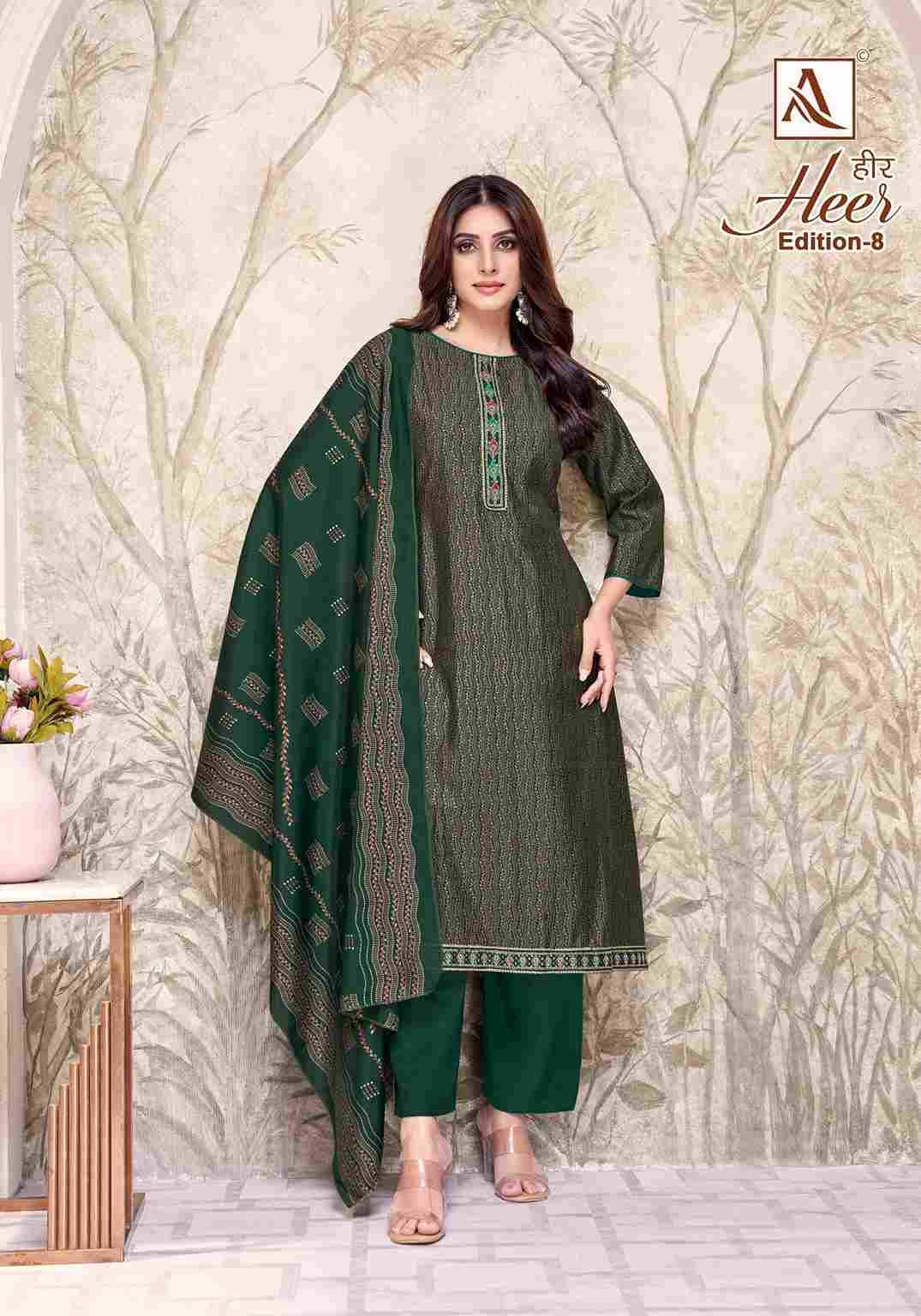 Heer Vol-8 By Alok Suit 2036-859-01 To 2036-859-06 Series Beautiful Festive Suits Colorful Stylish Fancy Casual Wear & Ethnic Wear Pure Modal Dresses At Wholesale Price