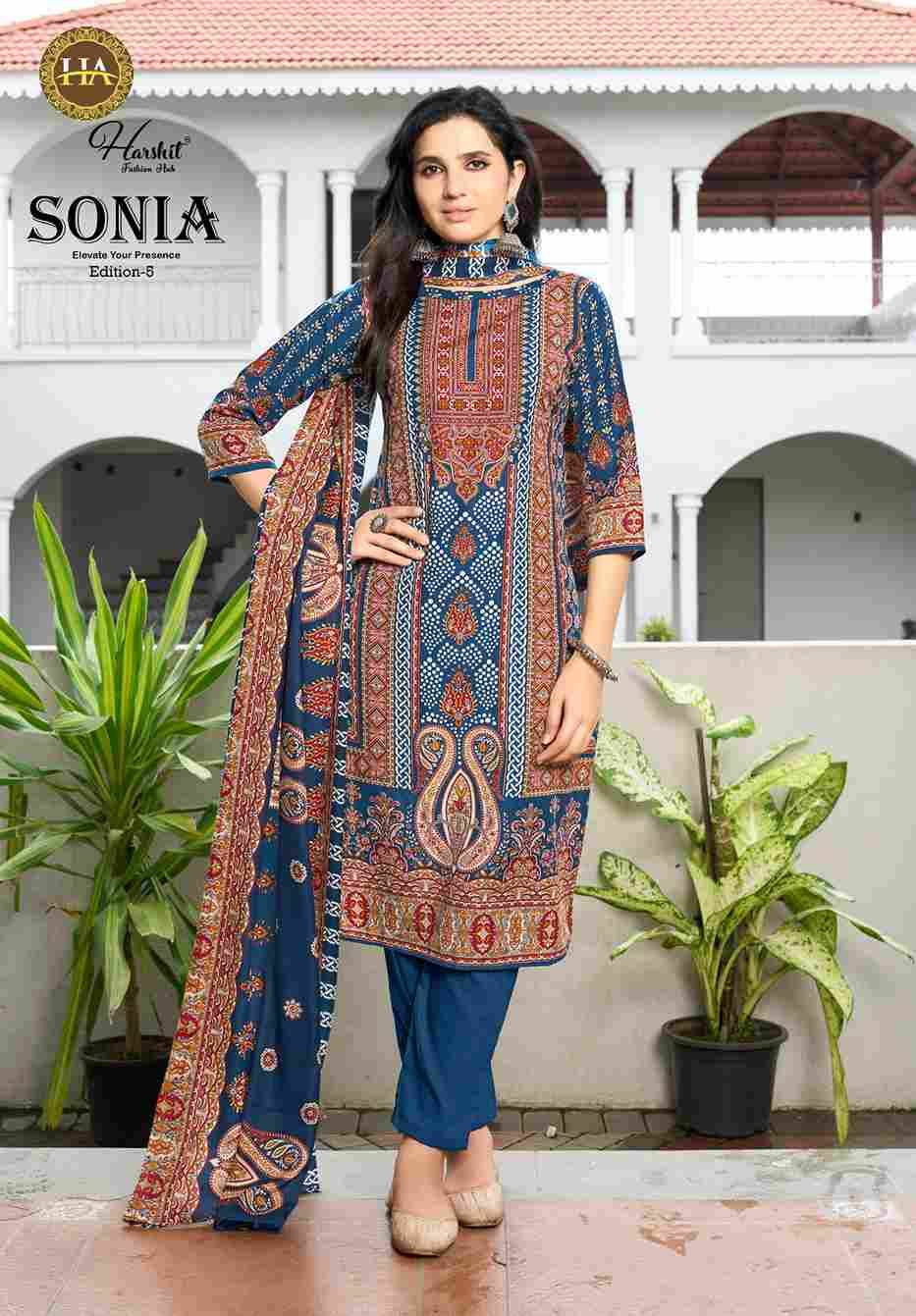 Sonia Vol-5 By Harshit Fashion Hub 2532-32-01 To 2532-32-08 Series Beautiful Festive Suits Stylish Fancy Colorful Casual Wear & Ethnic Wear Pure Cotton Dresses At Wholesale Price