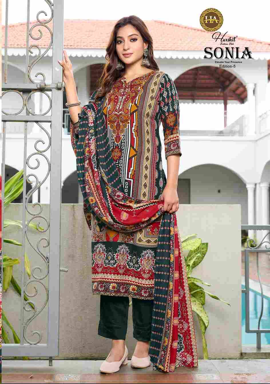 Sonia Vol-5 By Harshit Fashion Hub 2532-32-01 To 2532-32-08 Series Beautiful Festive Suits Stylish Fancy Colorful Casual Wear & Ethnic Wear Pure Cotton Dresses At Wholesale Price