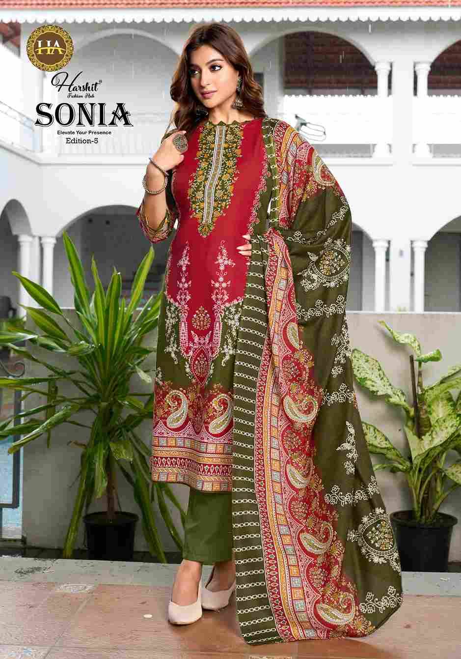 Sonia Vol-5 By Harshit Fashion Hub 2532-32-01 To 2532-32-08 Series Beautiful Festive Suits Stylish Fancy Colorful Casual Wear & Ethnic Wear Pure Cotton Dresses At Wholesale Price