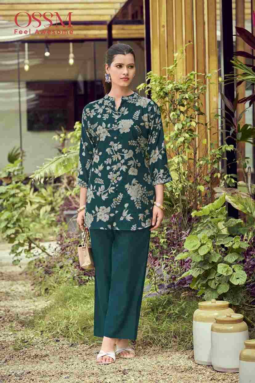 Honey By Ossm 1001 To 1006 Series Designer Stylish Fancy Colorful Beautiful Party Wear & Ethnic Wear Collection Vetican Co-Ord At Wholesale Price