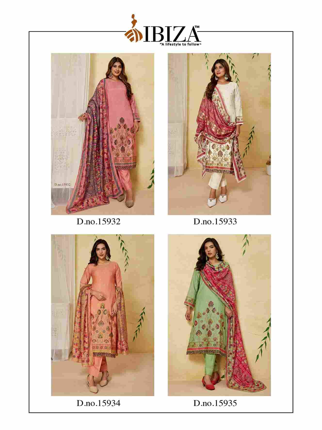 Alveera By Ibiza 15932 To 15935 Series Designer Festive Suits Beautiful Fancy Stylish Colorful Party Wear & Occasional Wear Pure Silk Dresses At Wholesale Price