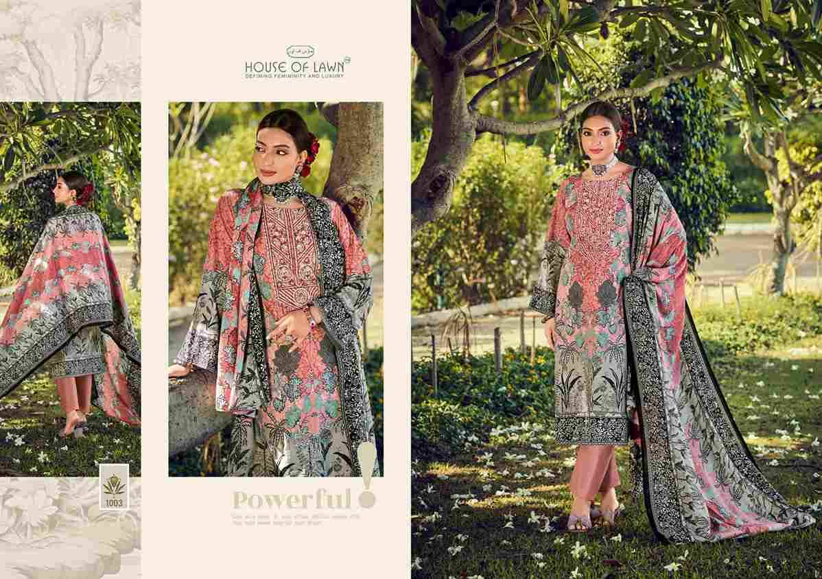 Malhar Vol-2 By House Of Lawn 1001 To 1006 Series Beautiful Festive Suits Stylish Fancy Colorful Casual Wear & Ethnic Wear Pure Cotton Print Dresses At Wholesale Price