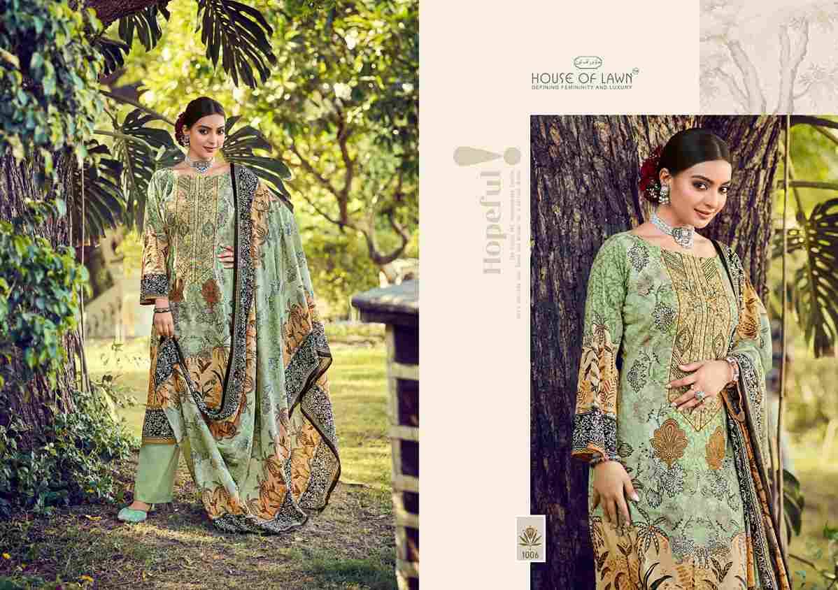 Malhar Vol-2 By House Of Lawn 1001 To 1006 Series Beautiful Festive Suits Stylish Fancy Colorful Casual Wear & Ethnic Wear Pure Cotton Print Dresses At Wholesale Price