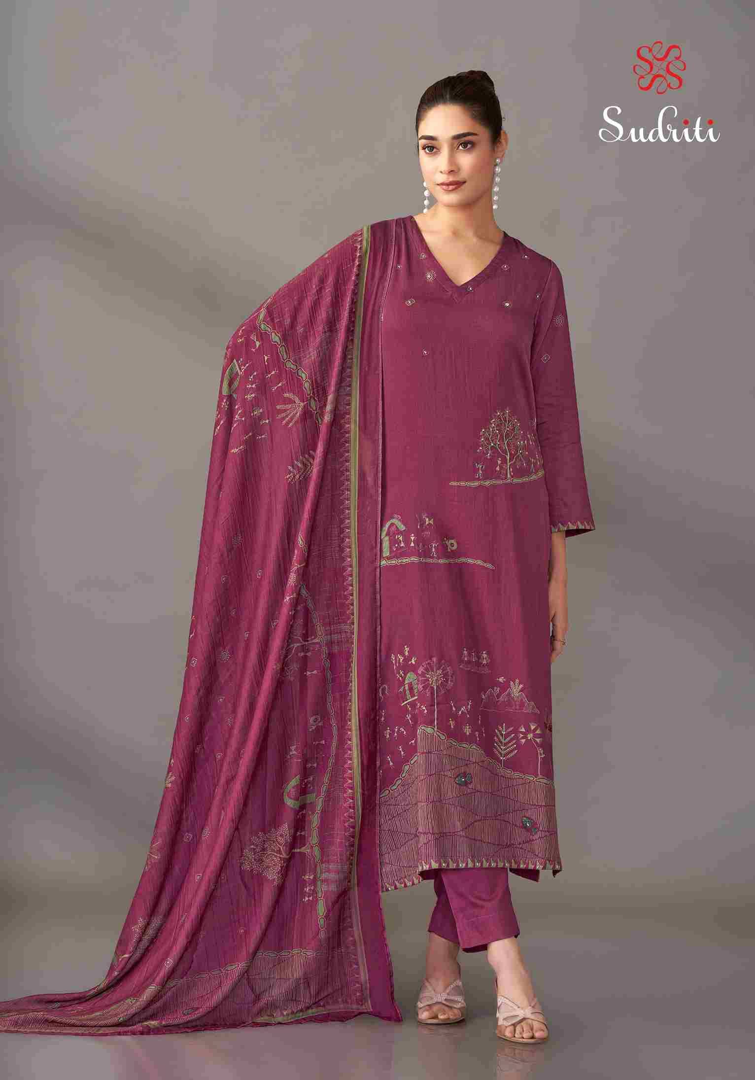 Habiba By Sudriti Beautiful Stylish Festive Suits Fancy Colorful Casual Wear & Ethnic Wear & Ready To Wear Satin Print Dresses At Wholesale Price