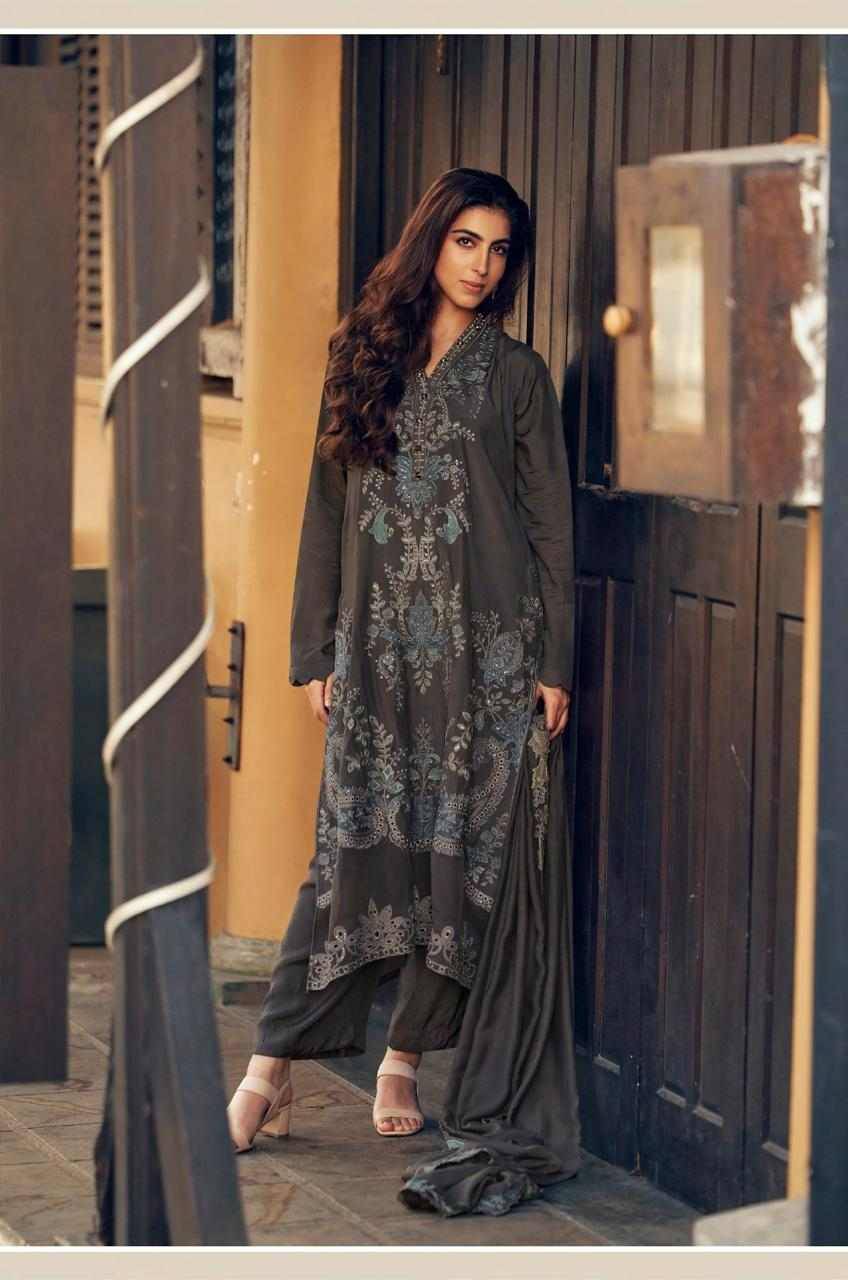 Wes By Aiqa 1549 To 1554 Series Beautiful Festive Suits Colorful Stylish Fancy Casual Wear & Ethnic Wear Pure Bemberg Silk With Work Dresses At Wholesale Price