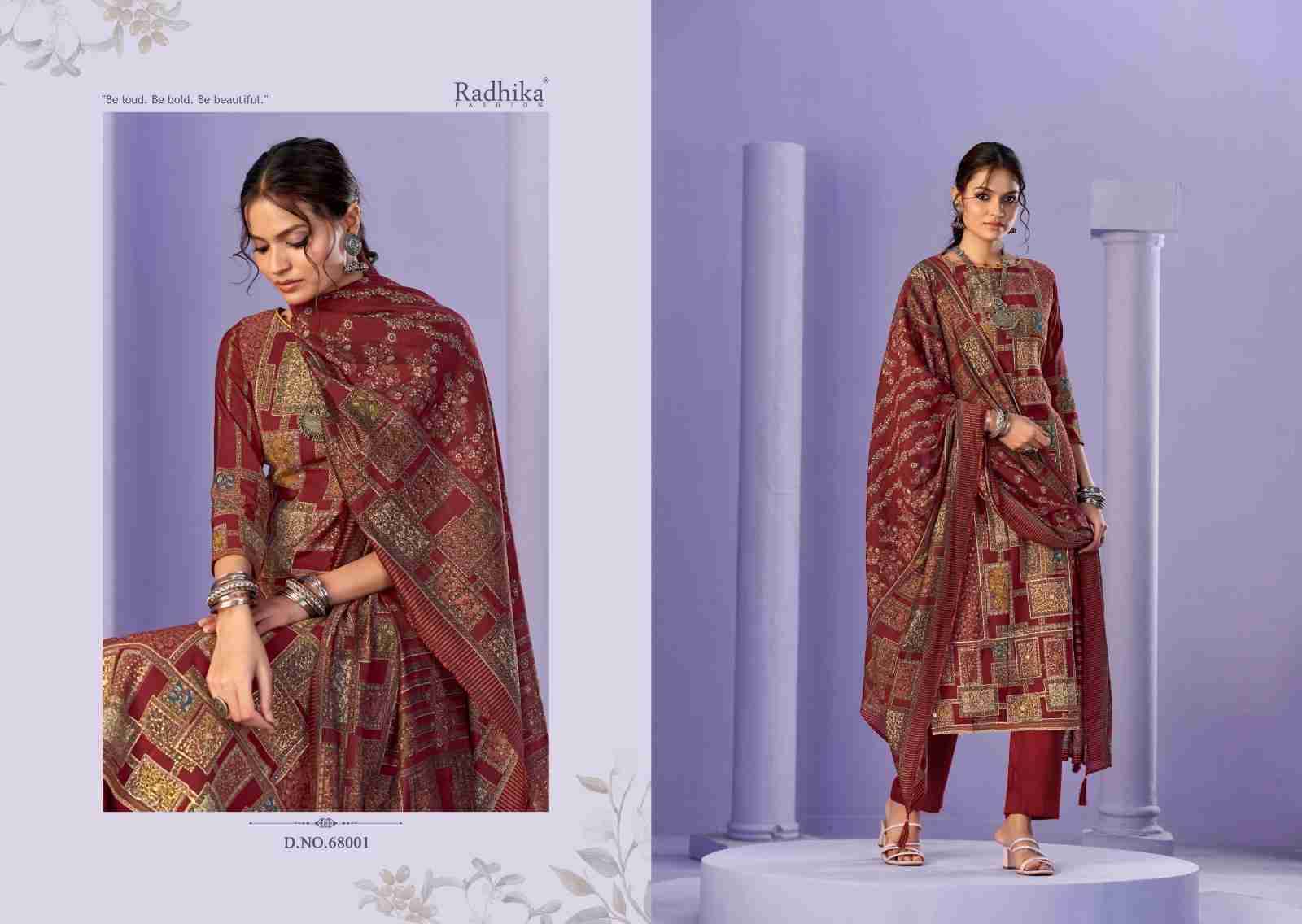 Beauty Silk Vol-3 By Azara 68001 To 68004 Series Beautiful Festive Suits Stylish Fancy Colorful Casual Wear & Ethnic Wear Muslin Print Dresses At Wholesale Price