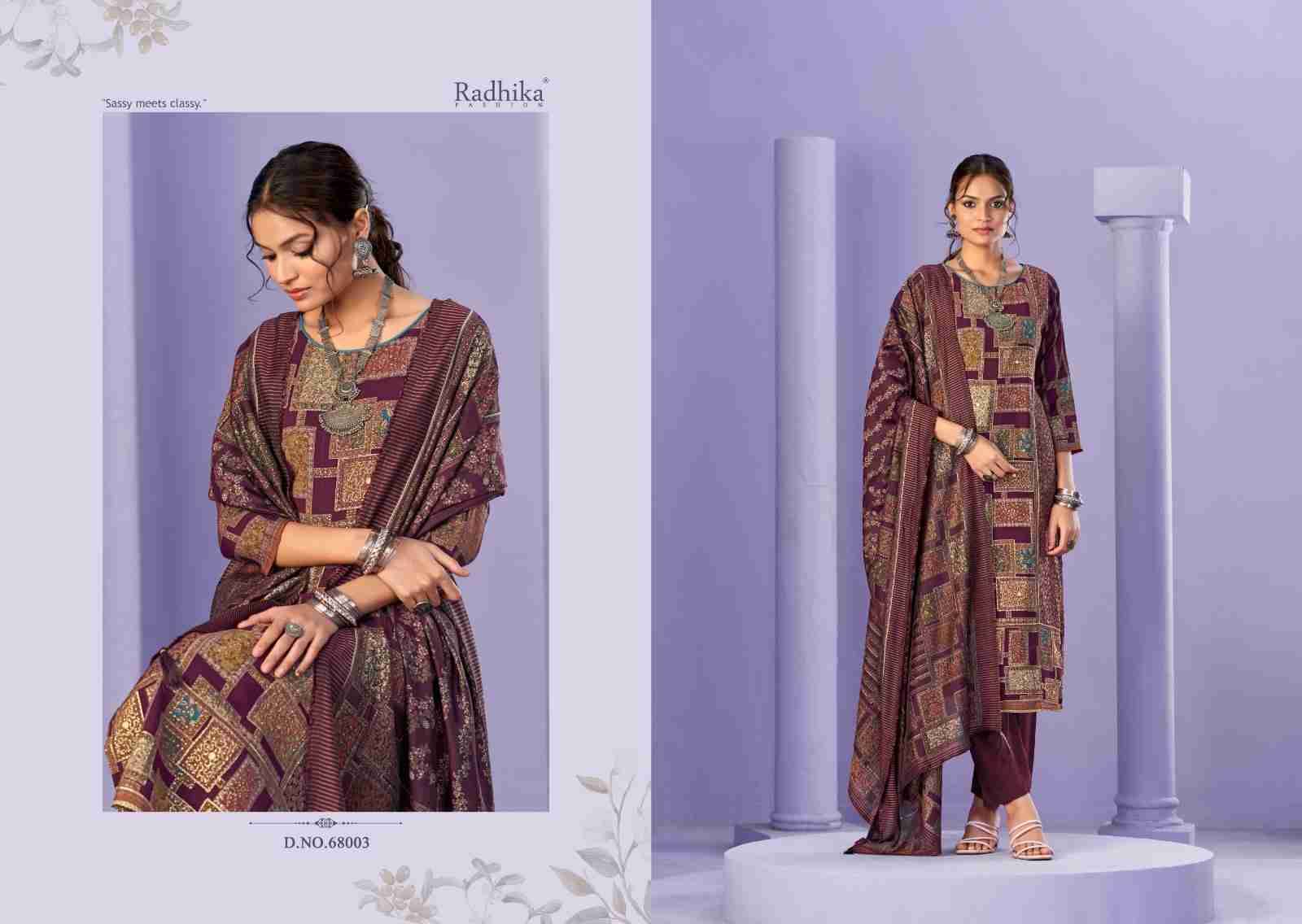 Beauty Silk Vol-3 By Azara 68001 To 68004 Series Beautiful Festive Suits Stylish Fancy Colorful Casual Wear & Ethnic Wear Muslin Print Dresses At Wholesale Price