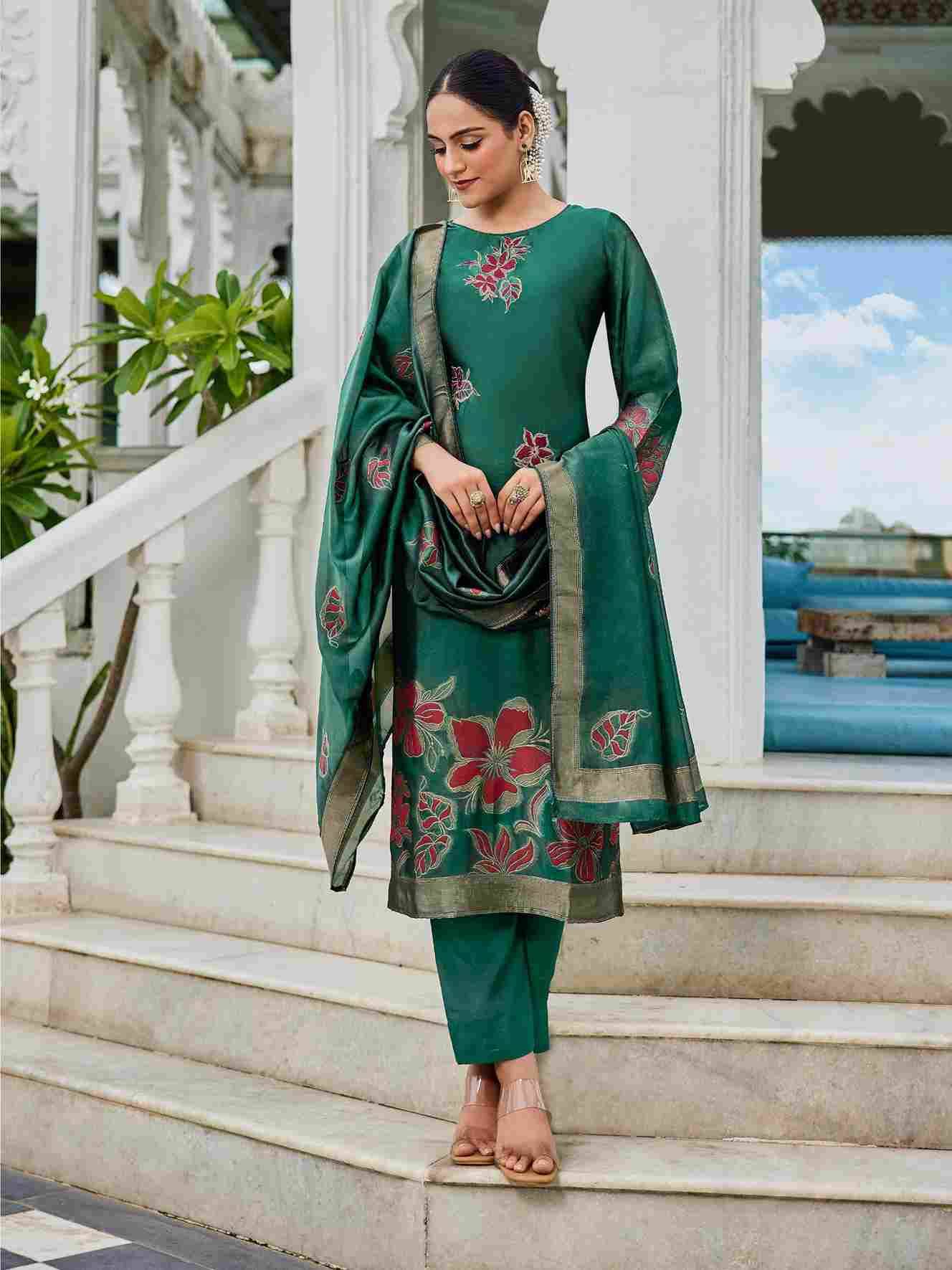 Suroor By Ibiza 16042 To 16045 Series Designer Festive Suits Beautiful Fancy Stylish Colorful Party Wear & Occasional Wear Pure Bangalori Silk Jacquard Dresses At Wholesale Price