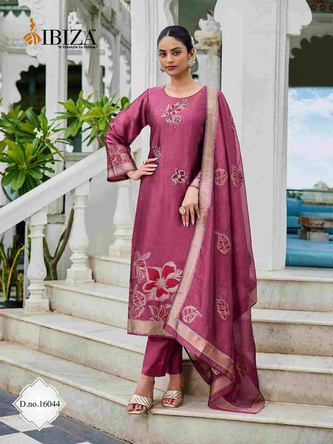 Suroor By Ibiza 16042 To 16045 Series Designer Festive Suits Beautiful Fancy Stylish Colorful Party Wear & Occasional Wear Pure Bangalori Silk Jacquard Dresses At Wholesale Price