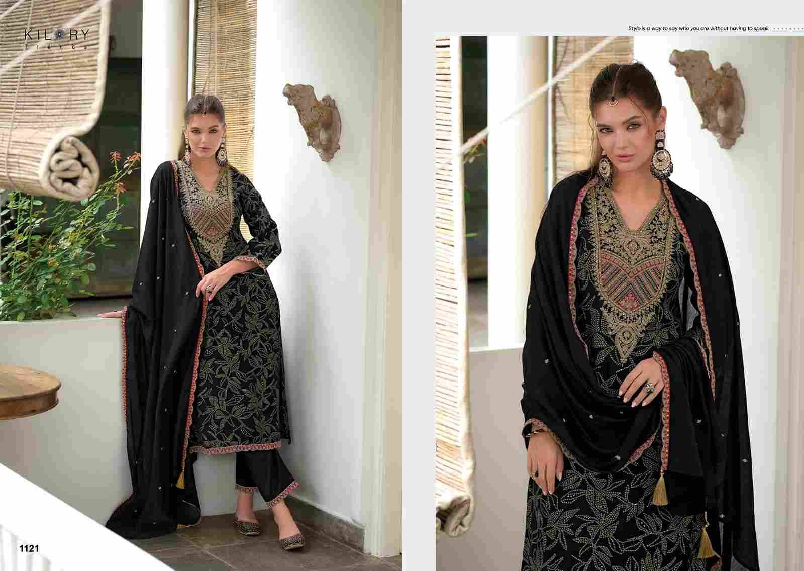 The Story Of Bandhej By Kilory 1121 To 1128 Series Beautiful Festive Suits Colorful Stylish Fancy Casual Wear & Ethnic Wear Pure Viscose Modal Silk Dresses At Wholesale Price
