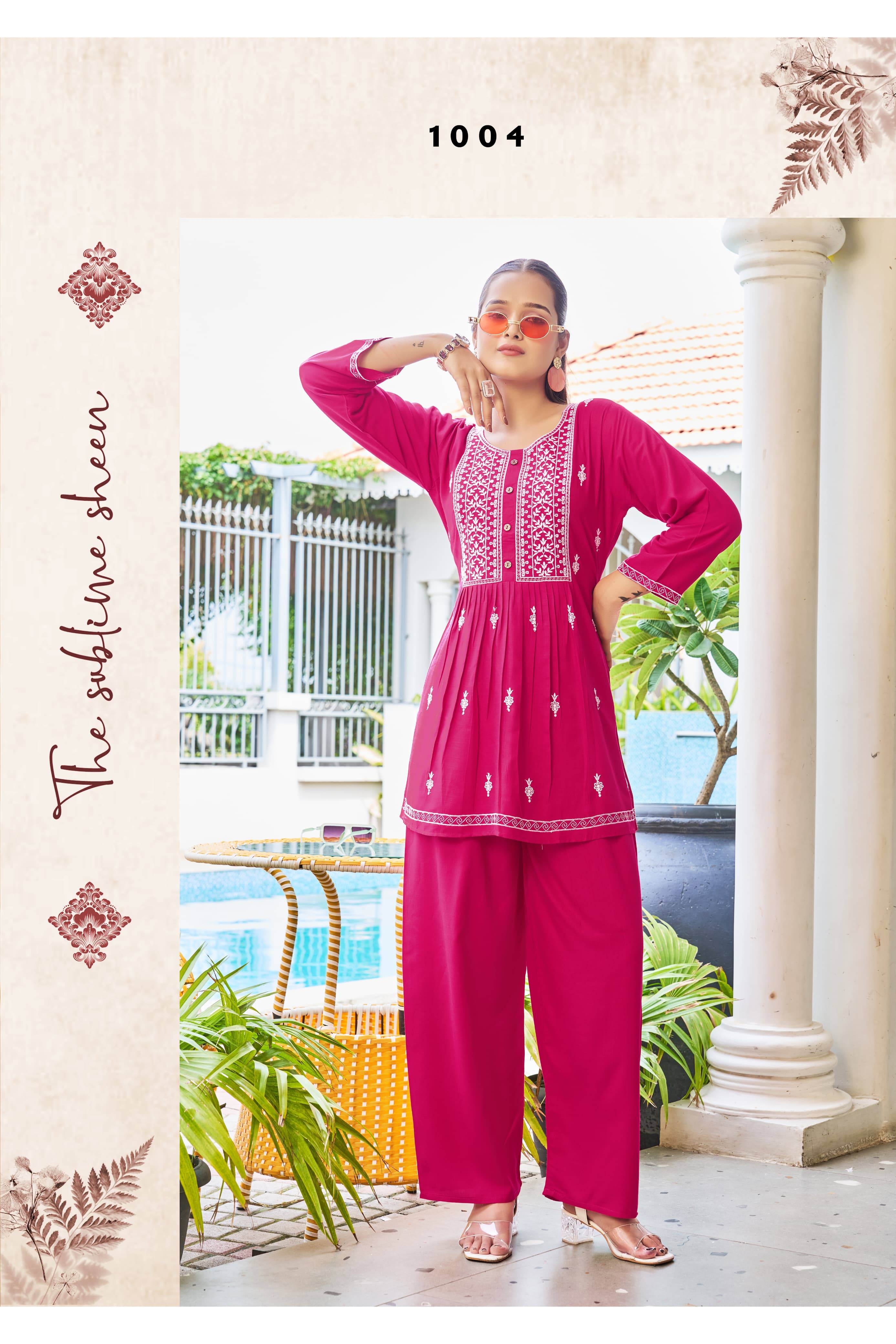 Polo Vol-2 By Tips And Tops 1001 To 1006 Series Designer Stylish Fancy Colorful Beautiful Party Wear & Ethnic Wear Collection Rayon Slub Co-Ords At Wholesale Price