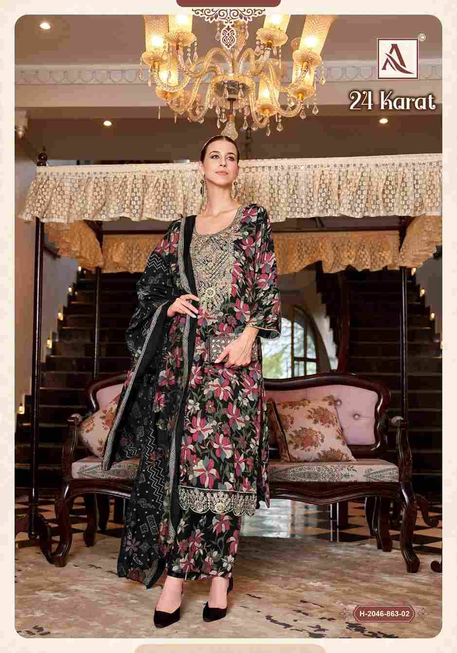 24 Karat By Alok Suit 2046-863-01 To 2046-863-06 Series Beautiful Festive Suits Colorful Stylish Fancy Casual Wear & Ethnic Wear Pure Viscose Rayon Dresses At Wholesale Price