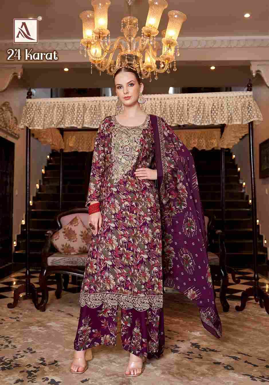 24 Karat By Alok Suit 2046-863-01 To 2046-863-06 Series Beautiful Festive Suits Colorful Stylish Fancy Casual Wear & Ethnic Wear Pure Viscose Rayon Dresses At Wholesale Price