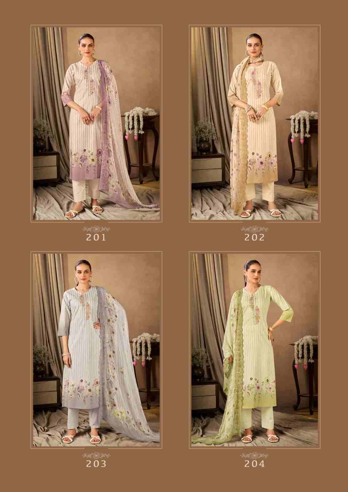 Falak Vol-2 By Relssa Fabrics 201 To 204 Series Beautiful Festive Suits Colorful Stylish Fancy Casual Wear & Ethnic Wear Lawn Cotton Embroidery Dresses At Wholesale Price