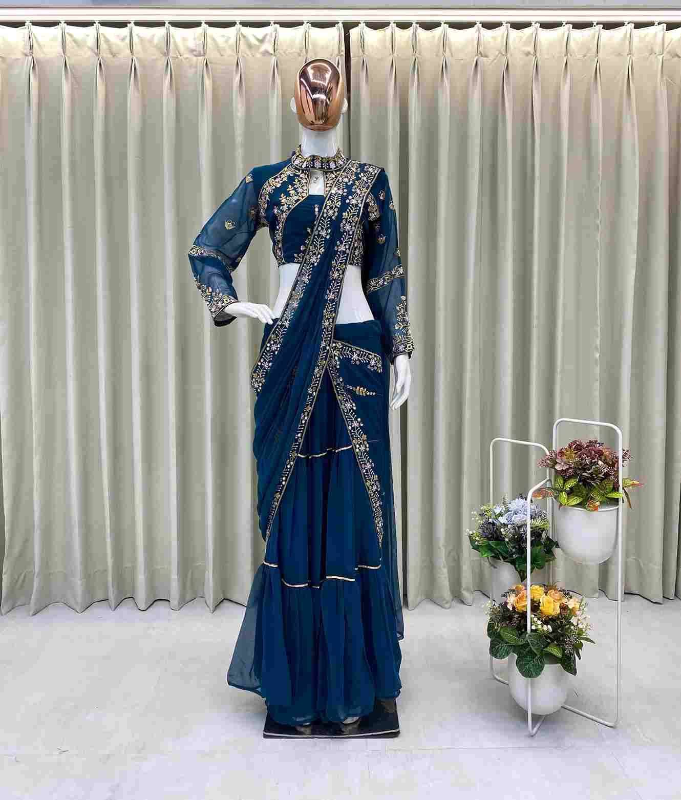 Pc-27 By Fashid Wholesale 01 To 06 Series Navratri Wear Collection Beautiful Stylish Colorful Fancy Party Wear & Occasional Wear Faux Georgette Lehengas At Wholesale Price