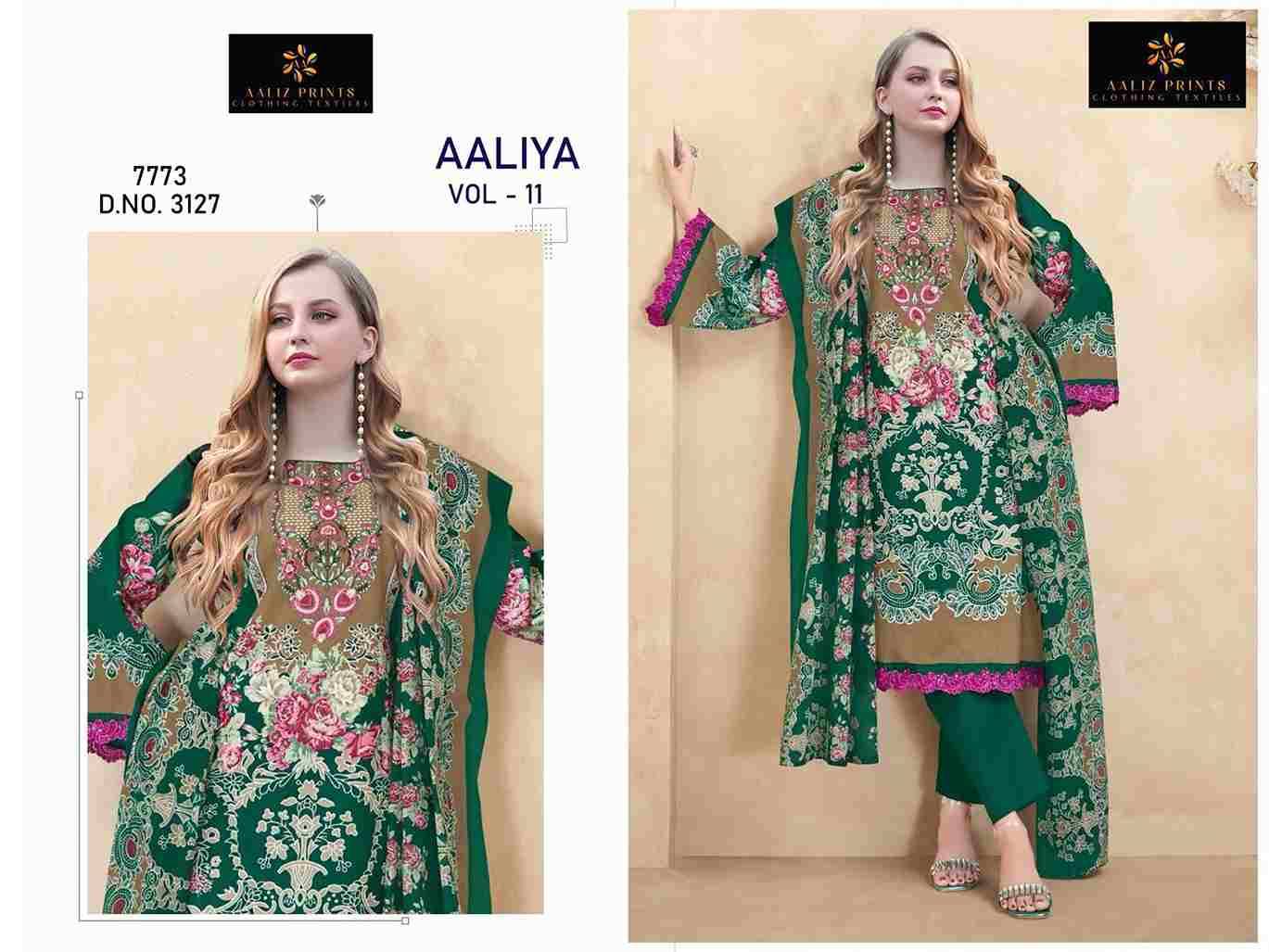 Aaliya Vol-11 By Aaliz Prints 3127 To 3130 Series Beautiful Festive Suits Stylish Fancy Colorful Casual Wear & Ethnic Wear Cotton Digital Print Dresses At Wholesale Price