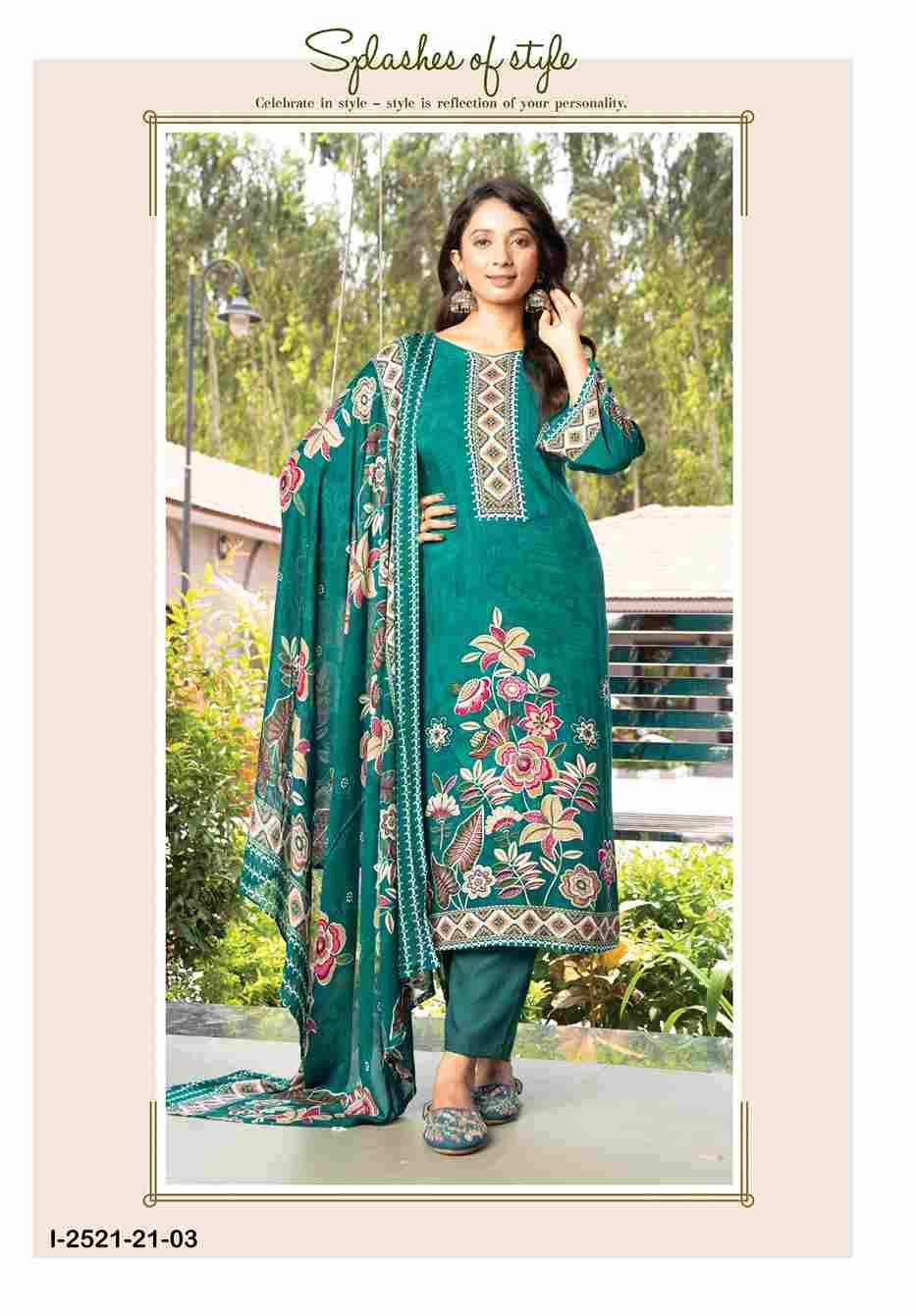 Meheroon Vol-12 By Harshit Fashion Hub 2521-21-01 To 2521-21-06 Series Beautiful Suits Colorful Stylish Fancy Casual Wear & Ethnic Wear Pure Viscose Rayon Print Dresses At Wholesale Price