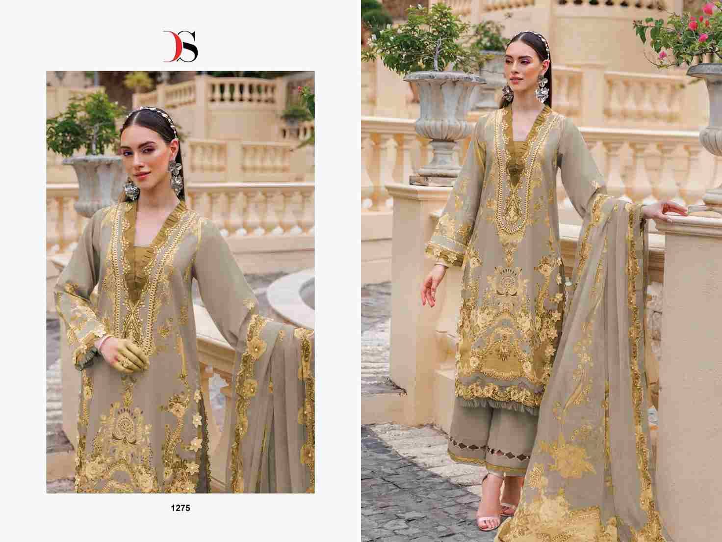 Jade Urbane-25 Vol-4 By Deepsy Suits 1271 To 1278 Series Pakistani Stylish Beautiful Colourful Printed & Embroidered Party Wear & Occasional Wear Pure Cotton Dresses At Wholesale Price