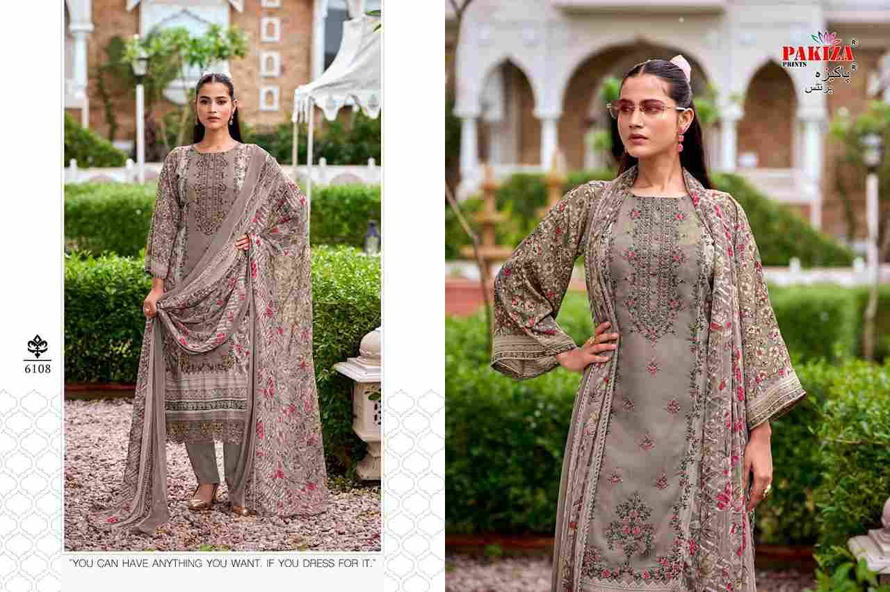 Sanaya Vol-61 By Pakiza Prints 6101 To 6110 Series Beautiful Festive Suits Stylish Fancy Colorful Party Wear & Occasional Wear Royal Crepe Dresses At Wholesale Price