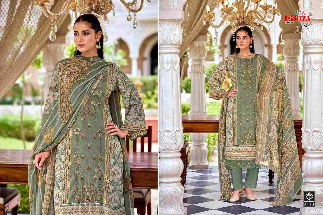 Sanaya Vol-61 By Pakiza Prints 6101 To 6110 Series Beautiful Festive Suits Stylish Fancy Colorful Party Wear & Occasional Wear Royal Crepe Dresses At Wholesale Price