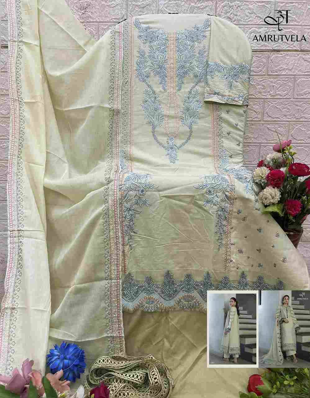 Ombre Classic By Amrutvela 1001 To 1004 Series Designer Pakistani Suits Beautiful Fancy Colorful Stylish Party Wear & Occasional Wear Lawn Cotton Embroidered Dresses At Wholesale Price