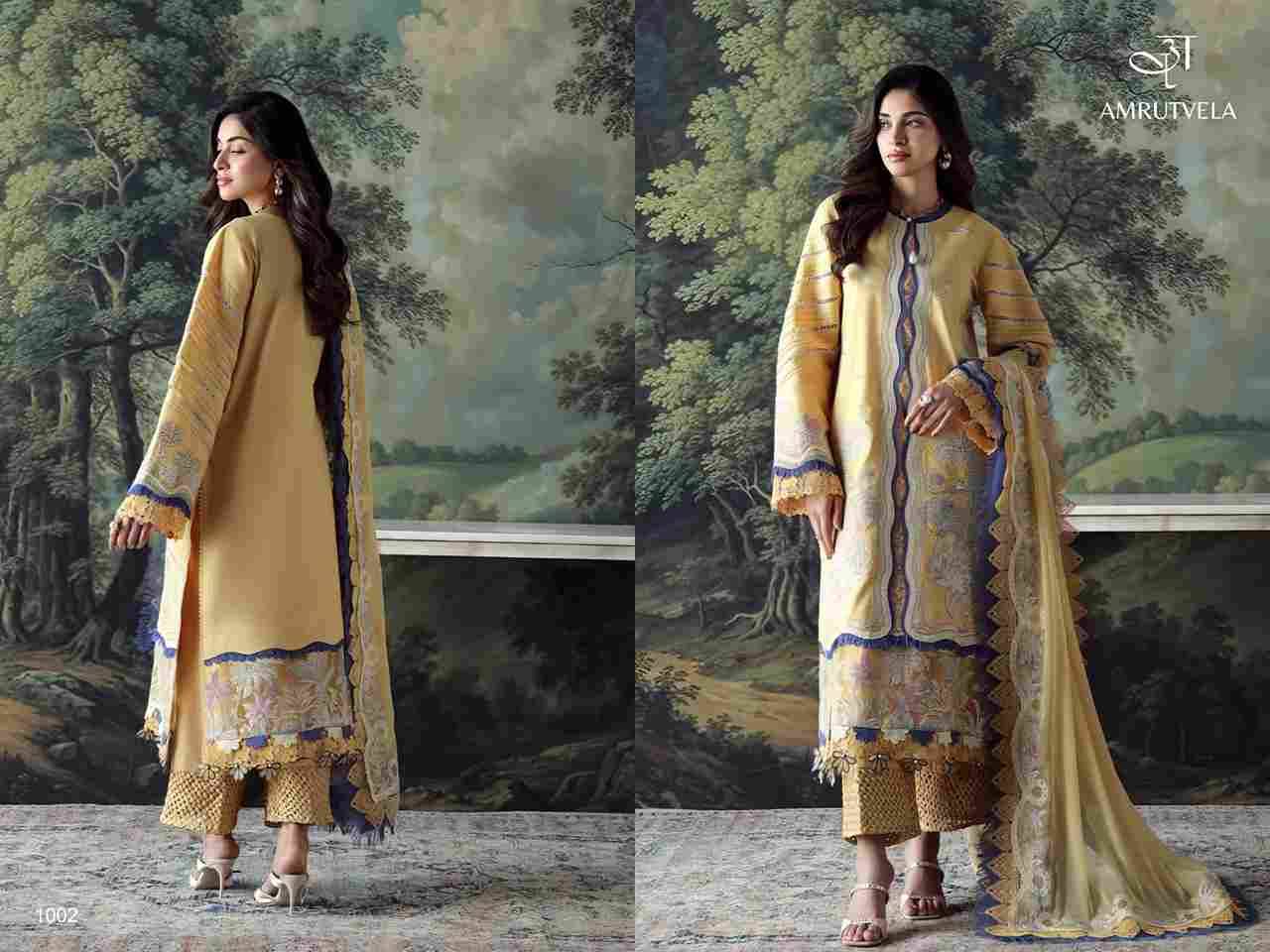 Ombre Classic By Amrutvela 1001 To 1004 Series Designer Pakistani Suits Beautiful Fancy Colorful Stylish Party Wear & Occasional Wear Lawn Cotton Embroidered Dresses At Wholesale Price