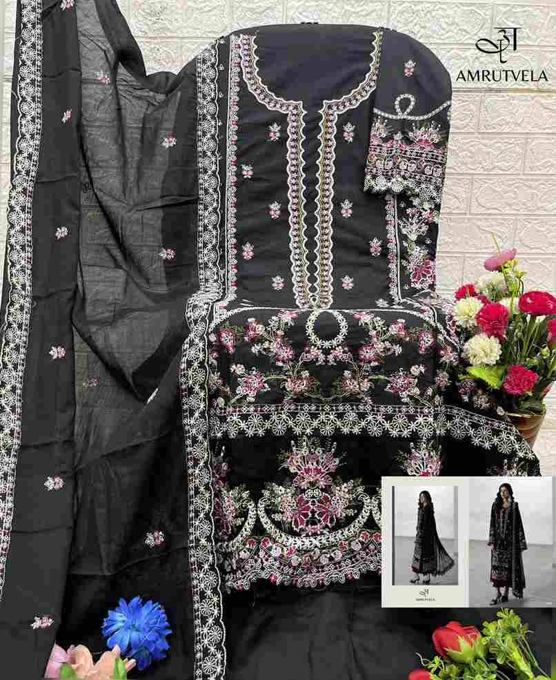 Ombre Classic By Amrutvela 1001 To 1004 Series Designer Pakistani Suits Beautiful Fancy Colorful Stylish Party Wear & Occasional Wear Lawn Cotton Embroidered Dresses At Wholesale Price