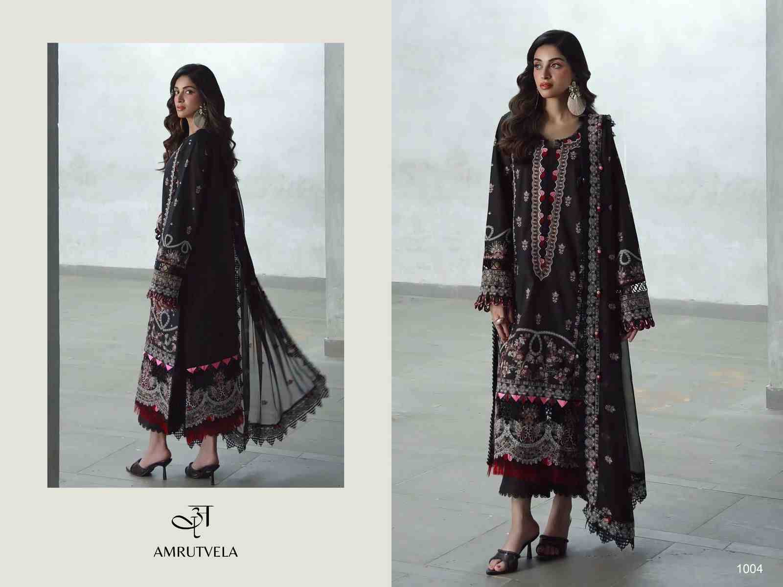 Ombre Classic By Amrutvela 1001 To 1004 Series Designer Pakistani Suits Beautiful Fancy Colorful Stylish Party Wear & Occasional Wear Lawn Cotton Embroidered Dresses At Wholesale Price