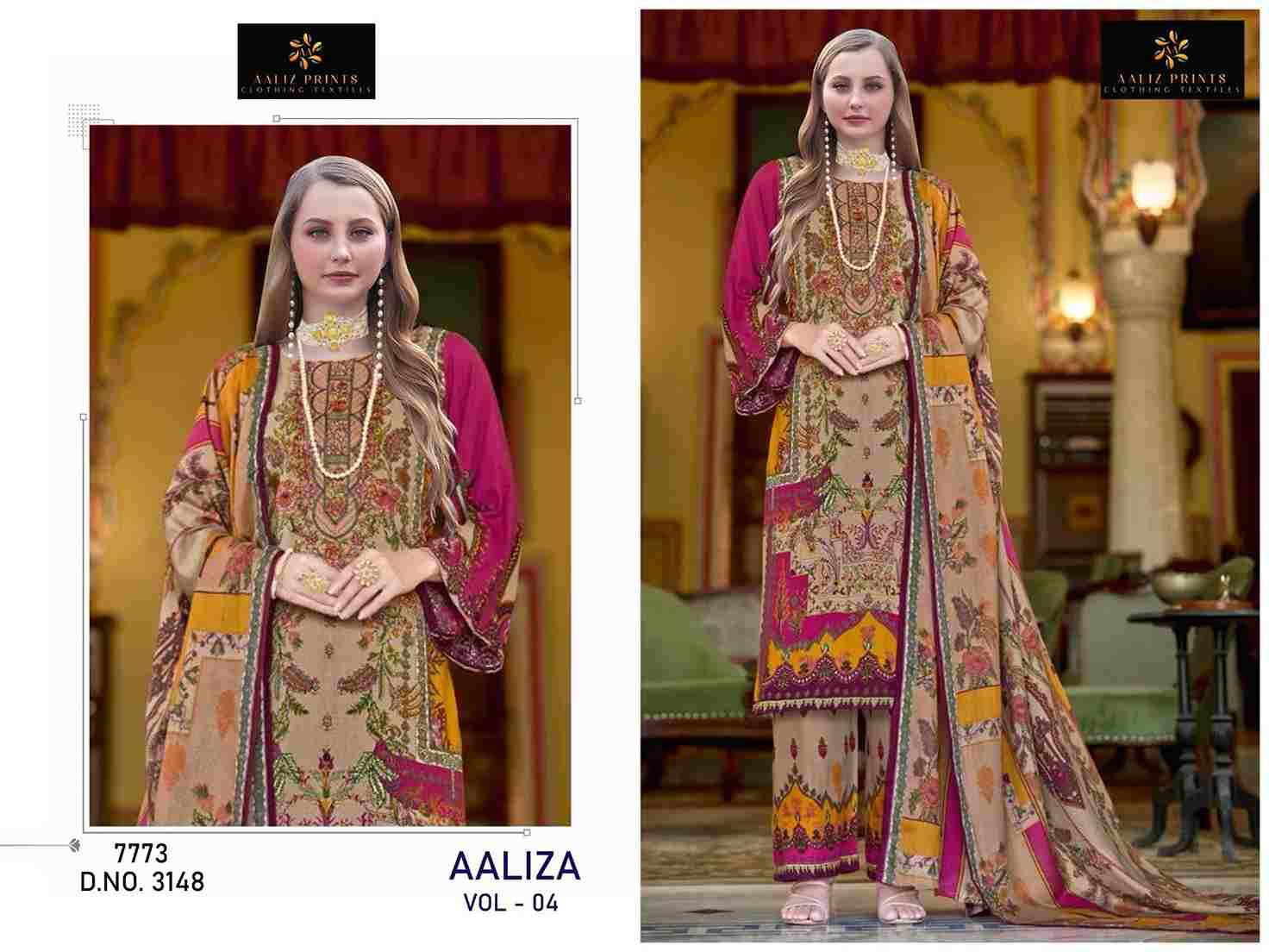 Aaliza Vol-4 By Aaliz Prints 3148 To 3151 Series Beautiful Pakistani Suits Stylish Fancy Colorful Casual Wear & Ethnic Wear Cotton Digital Print Dresses At Wholesale Price
