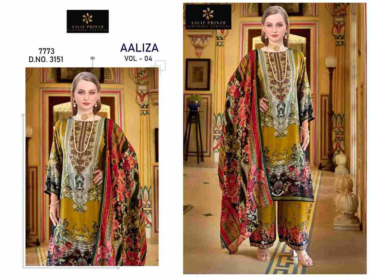 Aaliza Vol-4 By Aaliz Prints 3148 To 3151 Series Beautiful Pakistani Suits Stylish Fancy Colorful Casual Wear & Ethnic Wear Cotton Digital Print Dresses At Wholesale Price