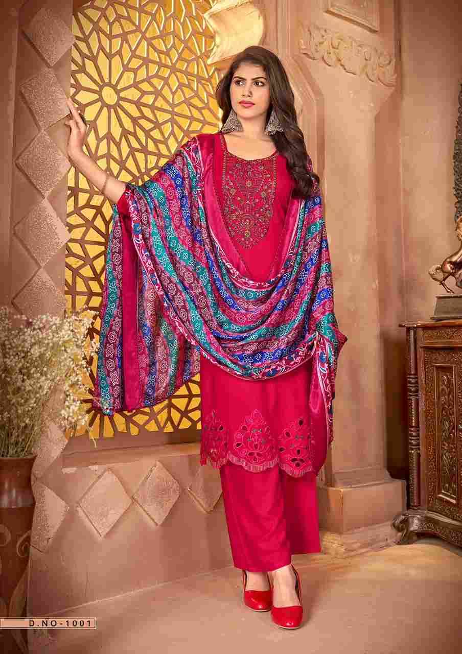 Nigaar By Hala 1001 To 1008 Series Beautiful Festive Suits Stylish Fancy Colorful Casual Wear & Ethnic Wear Pure Rayon Slub Dresses At Wholesale Price