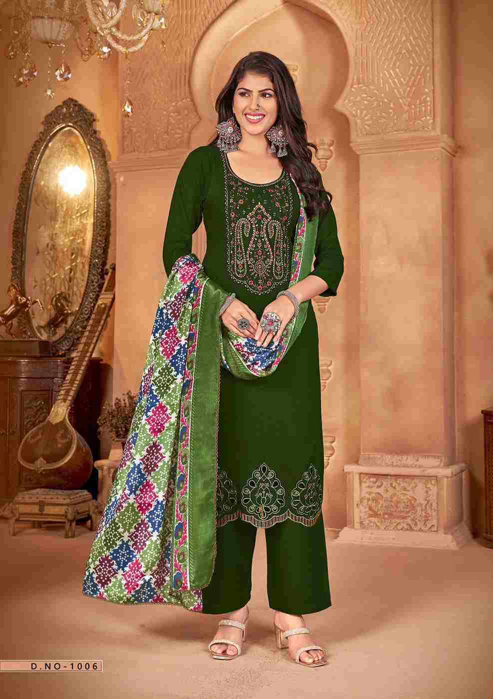 Nigaar By Hala 1001 To 1008 Series Beautiful Festive Suits Stylish Fancy Colorful Casual Wear & Ethnic Wear Pure Rayon Slub Dresses At Wholesale Price