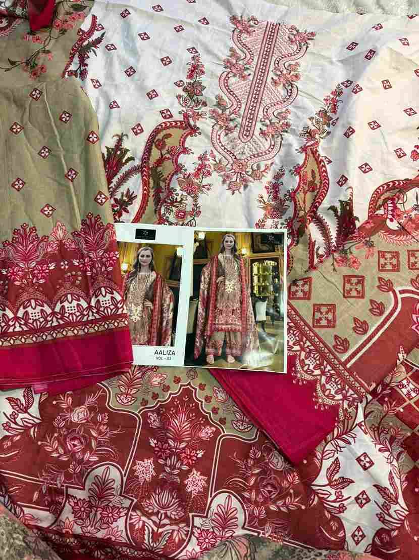 Aaliza Vol-3 By Aaliz Prints 3144 To 3147 Series Beautiful Pakistani Suits Stylish Fancy Colorful Casual Wear & Ethnic Wear Cotton Digital Print Dresses At Wholesale Price