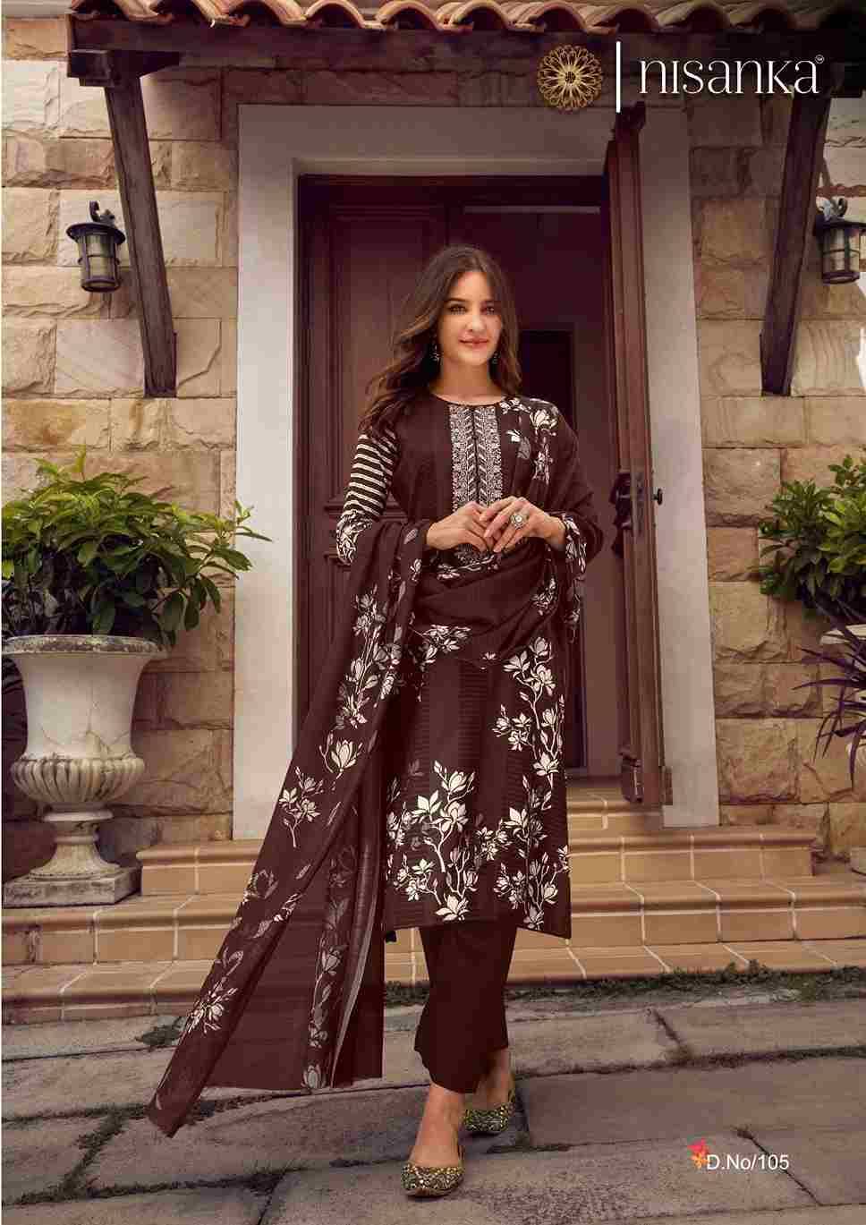 Avatara Vol-2 By Nisanka 101 To 107 Series Beautiful Festive Suits Colorful Stylish Fancy Casual Wear & Ethnic Wear Viscose Lawn Dresses At Wholesale Price