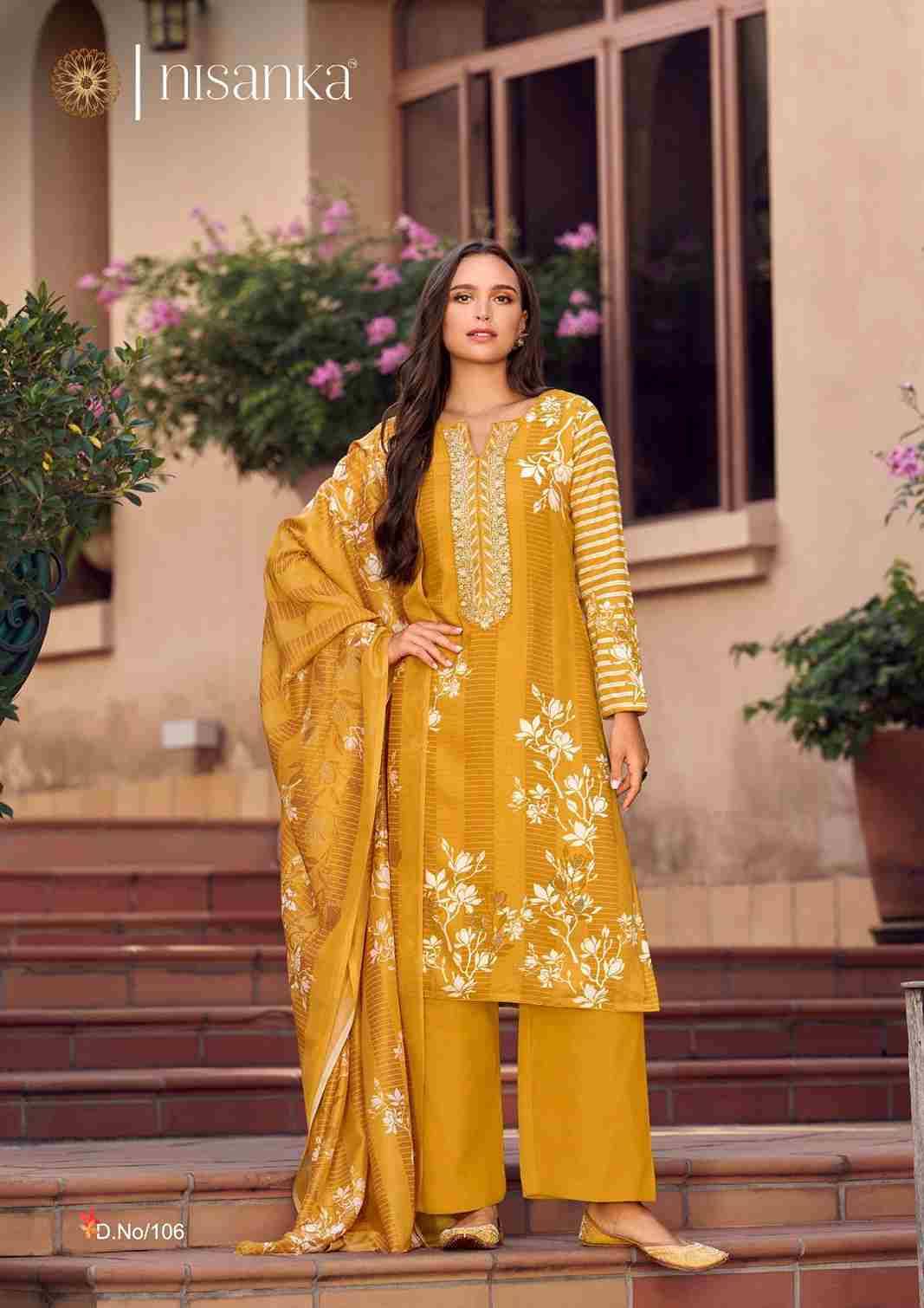 Avatara Vol-2 By Nisanka 101 To 107 Series Beautiful Festive Suits Colorful Stylish Fancy Casual Wear & Ethnic Wear Viscose Lawn Dresses At Wholesale Price