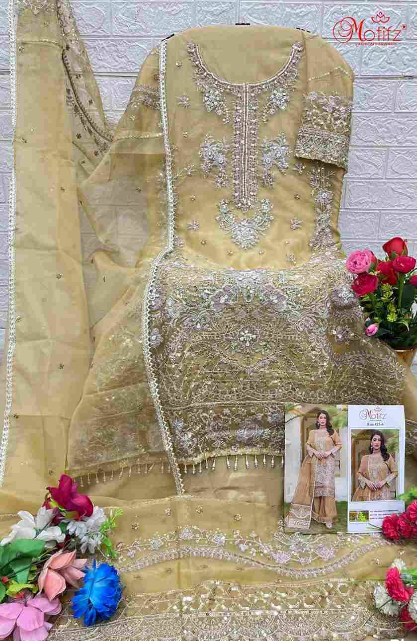 Motifz Hit Design 989 Colours By Motifz 989-A To 989-D Series Beautiful Pakistani Suits Colorful Stylish Fancy Casual Wear & Ethnic Wear Organza Dresses At Wholesale Price