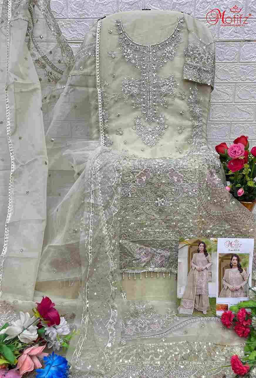 Motifz Hit Design 989 Colours By Motifz 989-A To 989-D Series Beautiful Pakistani Suits Colorful Stylish Fancy Casual Wear & Ethnic Wear Organza Dresses At Wholesale Price