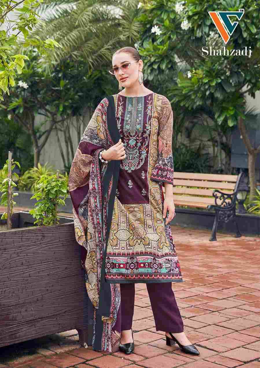Shahzadi Vol-6 By Vandana Creation 1001 To 1008 Series Beautiful Festive Suits Stylish Fancy Colorful Casual Wear & Ethnic Wear Cotton Print Dresses At Wholesale Price