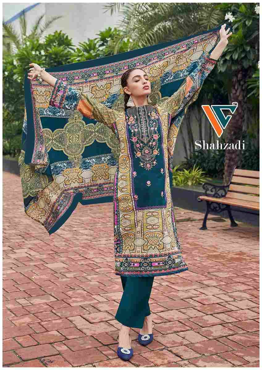 Shahzadi Vol-6 By Vandana Creation 1001 To 1008 Series Beautiful Festive Suits Stylish Fancy Colorful Casual Wear & Ethnic Wear Cotton Print Dresses At Wholesale Price