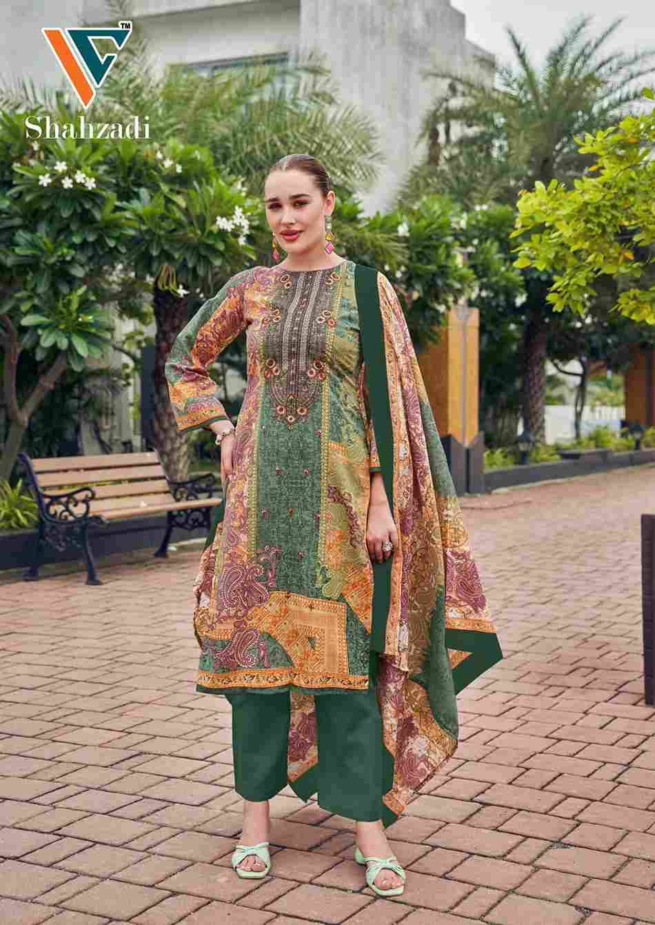 Shahzadi Vol-6 By Vandana Creation 1001 To 1008 Series Beautiful Festive Suits Stylish Fancy Colorful Casual Wear & Ethnic Wear Cotton Print Dresses At Wholesale Price
