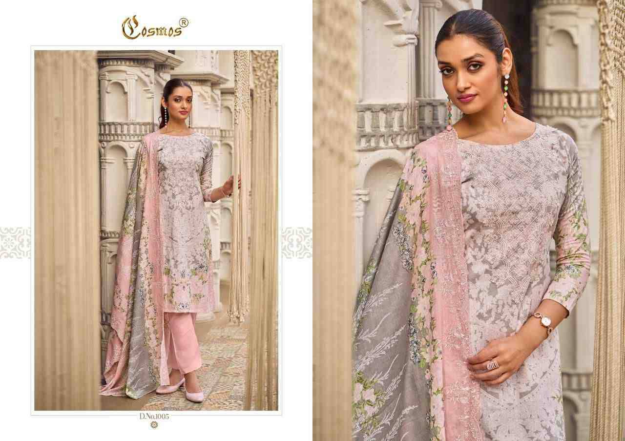Needle Wonder Vol-1 Nx By Cosmos Beautiful Pakistani Suits Colorful Stylish Fancy Casual Wear & Ethnic Wear Lawn Cotton Embroidered Dresses At Wholesale Price