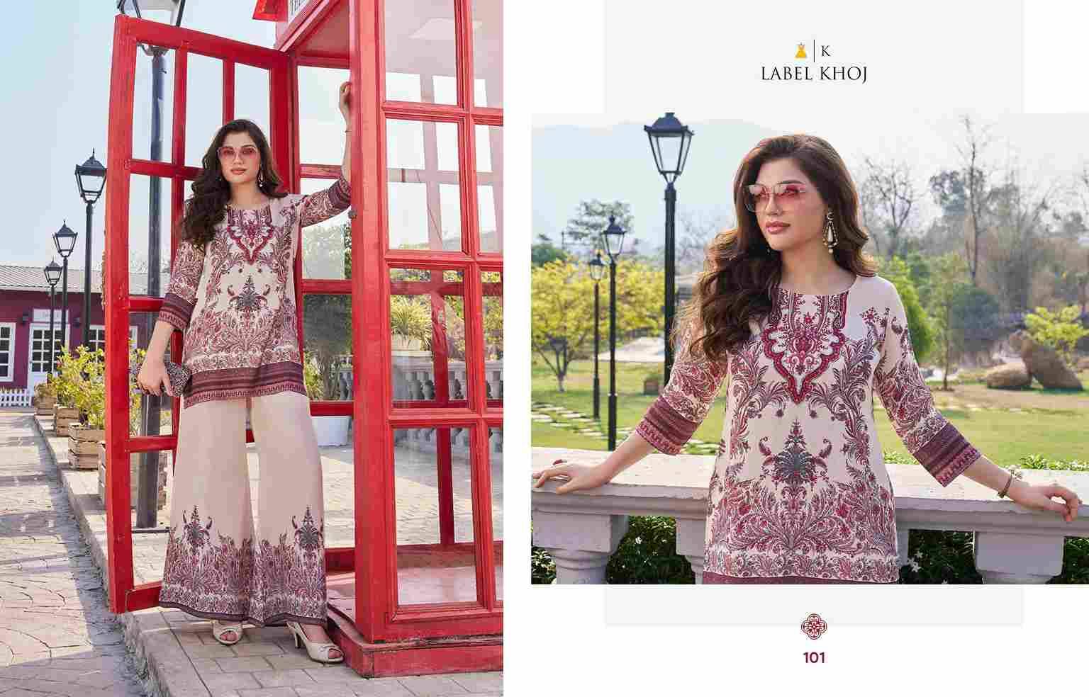 Vacay Mode By Label Khoj 101 To 107 Series Designer Stylish Fancy Colorful Beautiful Party Wear & Ethnic Wear Collection Viscose Muslin Co-Ords At Wholesale Price