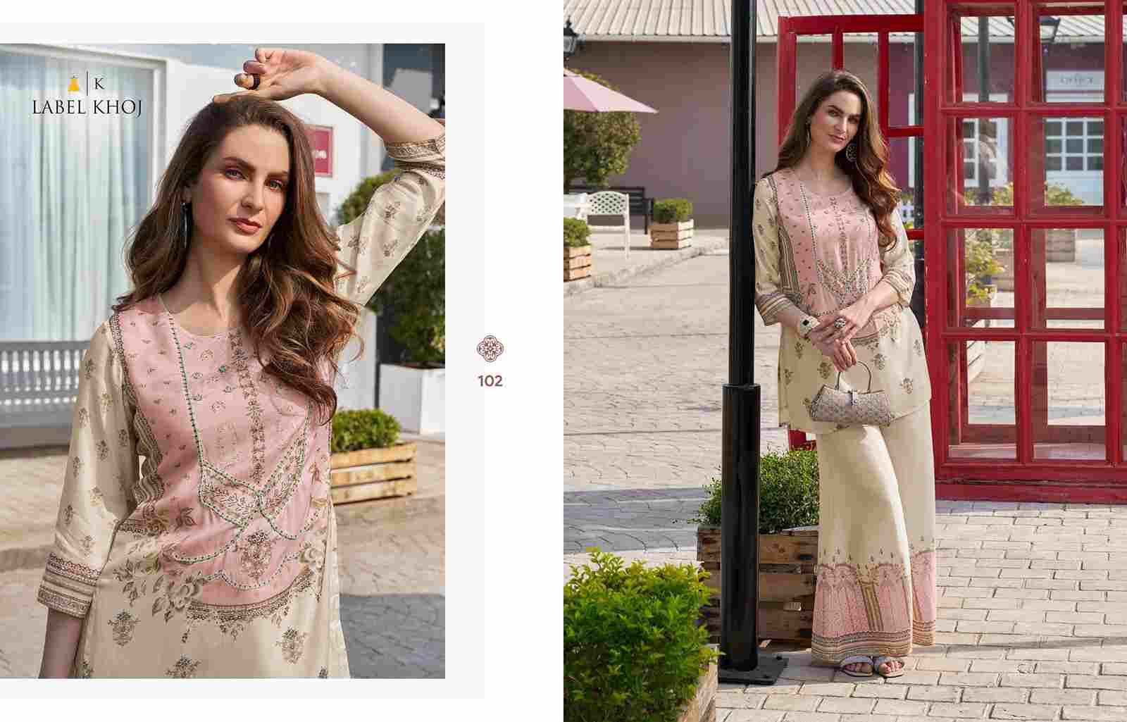Vacay Mode By Label Khoj 101 To 107 Series Designer Stylish Fancy Colorful Beautiful Party Wear & Ethnic Wear Collection Viscose Muslin Co-Ords At Wholesale Price