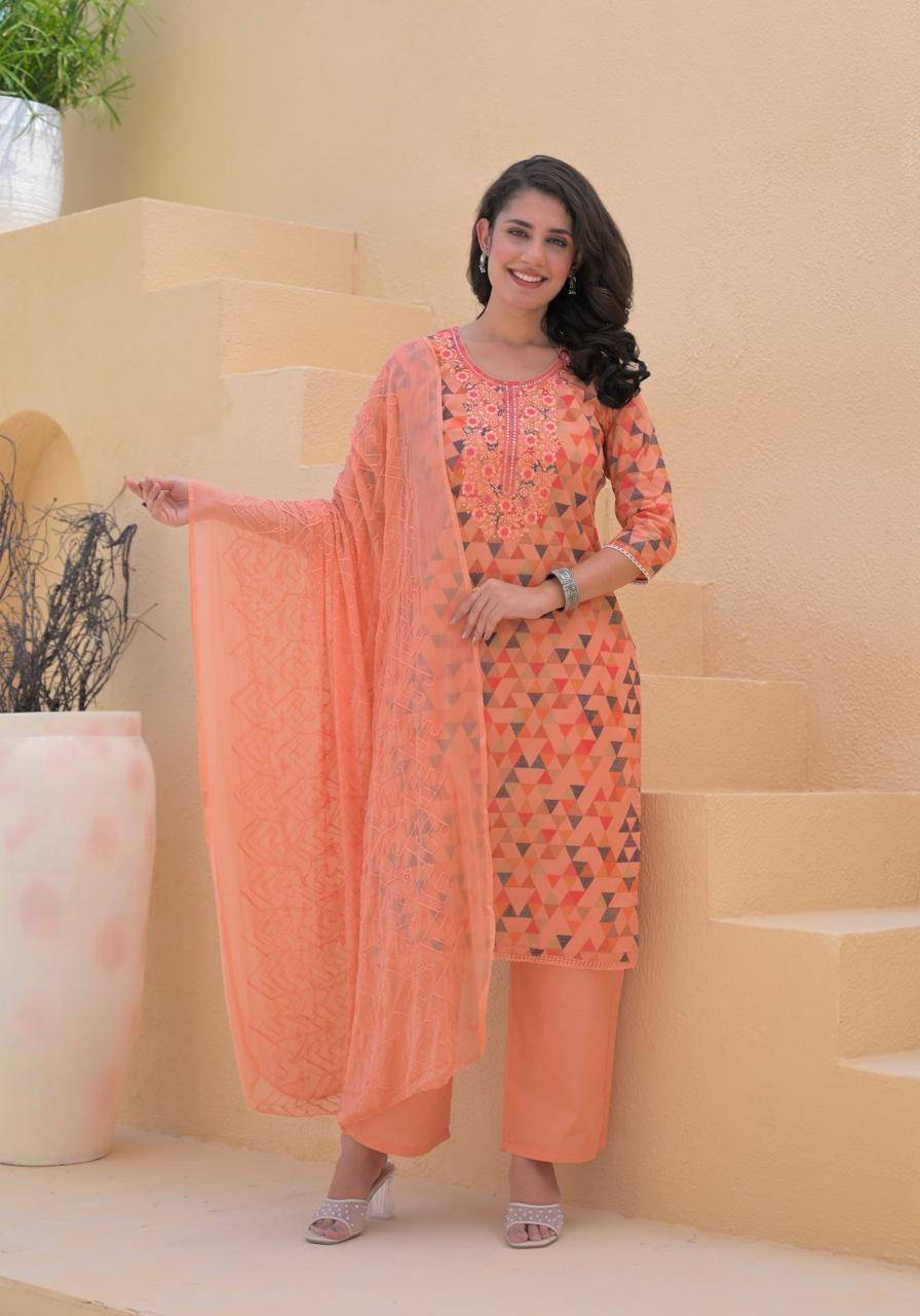 Sandhya By Label Khoj Combo Set 101 To 105 Series Beautiful Festive Suits Stylish Fancy Colorful Casual Wear & Ethnic Wear Cotton Dresses At Wholesale Price
