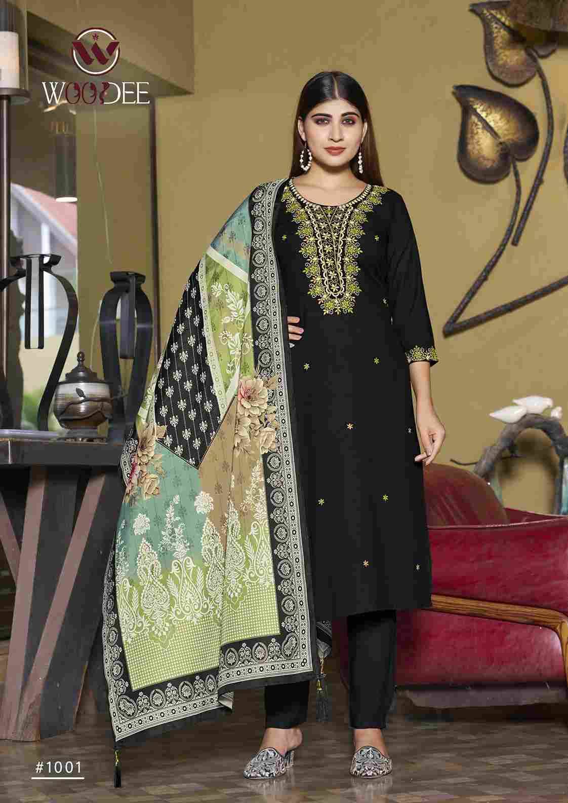 Apsara By Woodee 1001 To 1006 Series Designer Stylish Fancy Colorful Beautiful Party Wear & Ethnic Wear Collection Premium Rayon Dresses At Wholesale Price